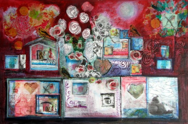 30"X36"  mixed media on canvas